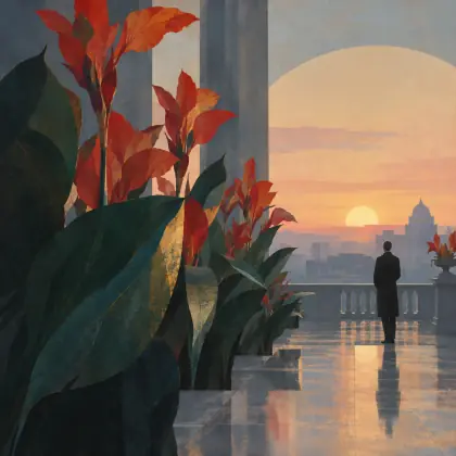 Anecdote of Canna - poem by - Wallace Stevens