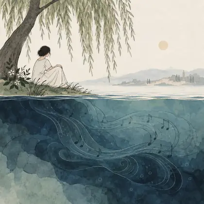 Jasmine's Beautiful Thoughts Underneath the Willow - poem by - Wallace Stevens