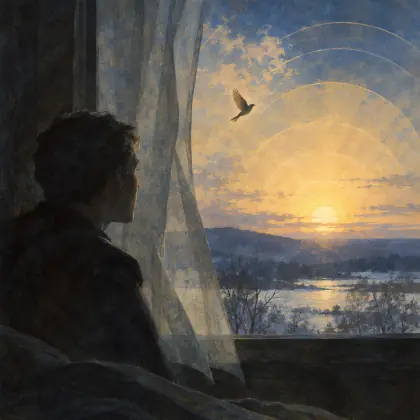 Not Ideas About the Thing but the Thing Itself - poem by - Wallace Stevens