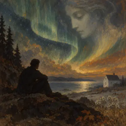 The Auroras of Autumn - poem by - Wallace Stevens