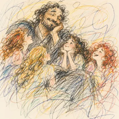 The Comedian as the Letter C: 06 - and Daughters with Curls - poem by - Wallace Stevens