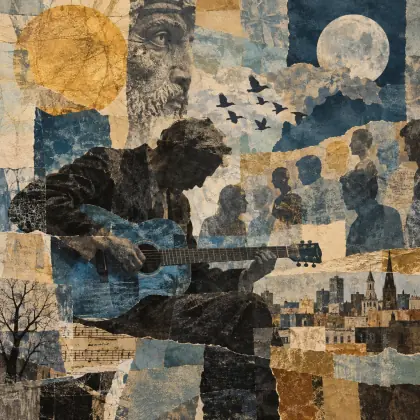 The Man with the Blue Guitar - poem by - Wallace Stevens