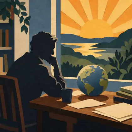 The Planet on the Table - poem by - Wallace Stevens