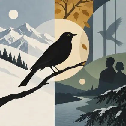 Thirteen Ways of Looking at a Blackbird - poem by - Wallace Stevens