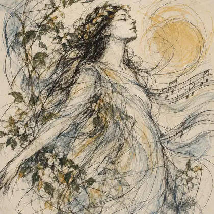 To the One of Fictive Music - poem by - Wallace Stevens