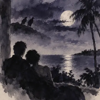 Two Figures in Dense Violet Light - poem by - Wallace Stevens