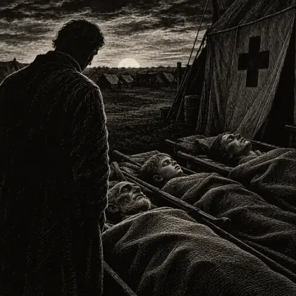 A Sight in Camp - poem by - Walt Whitman