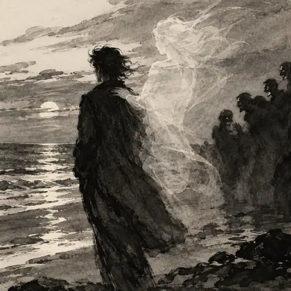 As If a Phantom Caress’d Me - poem by - Walt Whitman