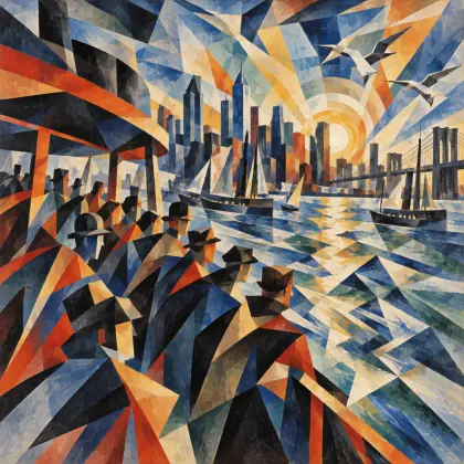 Crossing Brooklyn Ferry - poem by - Walt Whitman