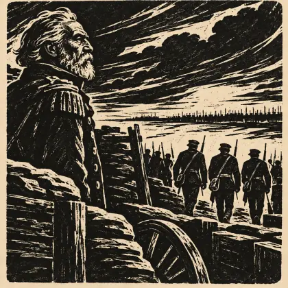 I Saw Old General at Bay - poem by - Walt Whitman