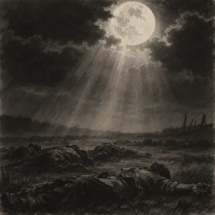 Look Down, Fair Moon - poem by - Walt Whitman