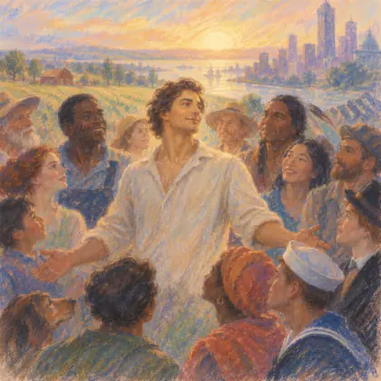 Now List to My Morning’s Romanza - poem by - Walt Whitman