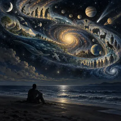 On the Beach at Night, Alone - poem by - Walt Whitman