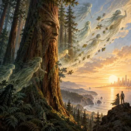 Song of the Redwood-tree - poem by - Walt Whitman