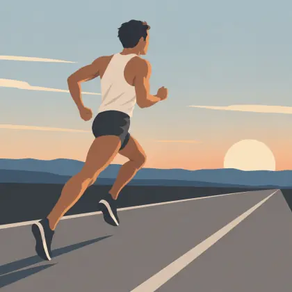 The Runner - poem by - Walt Whitman