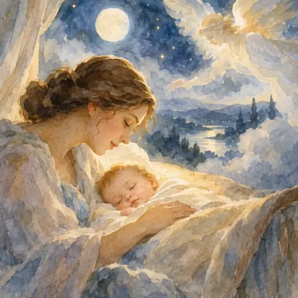 A Cradle Song - poem by - William Blake