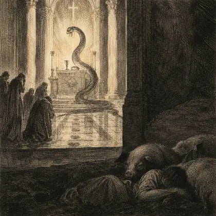 I Saw a Chapel - poem by - William Blake