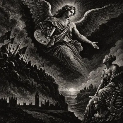 Now Art Has Lost Its Mental Charms - poem by - William Blake