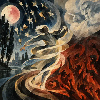When Klopstock England Defied - poem by - William Blake