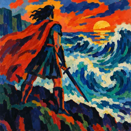 Cuchulan's Fight with the Sea - poem by - William Butler Yeats