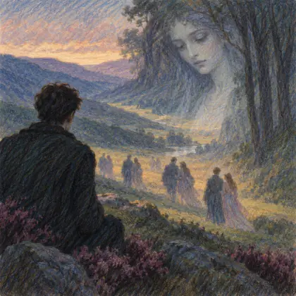 He Tells of a Valley Full of Lovers - poem by - William Butler Yeats