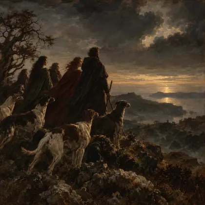 Hound Voice - poem by - William Butler Yeats