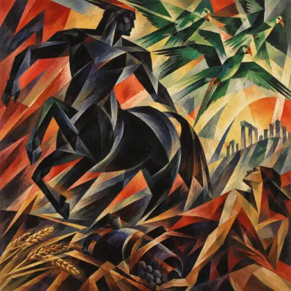 On a Picture of a Black Centaur - poem by - William Butler Yeats