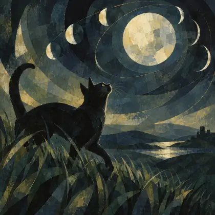 The Cat and the Moon - poem by - William Butler Yeats