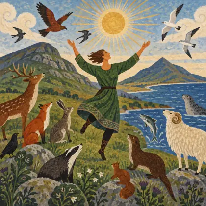 The Dancer at Cruachan and Cro-patrick - poem by - William Butler Yeats