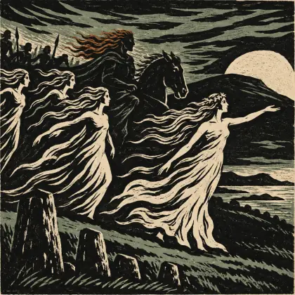 The Hosting of the Sidhe - poem by - William Butler Yeats