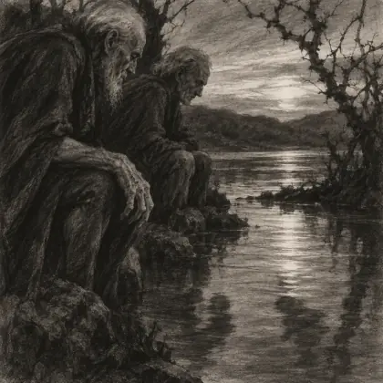 The Old Men Admiring Themselves in the Water - poem by - William Butler Yeats