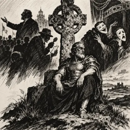 The Old Stone Cross - poem by - William Butler Yeats