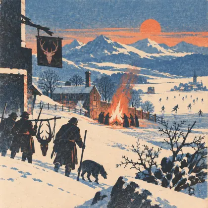 Hunters in the Snow - poem by - William Carlos Williams