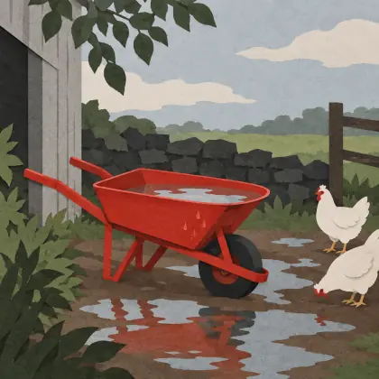 The Red Wheelbarrow - poem by - William Carlos Williams
