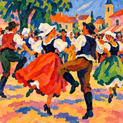 The Wedding Dance in the Open Air - poem by - William Carlos Williams