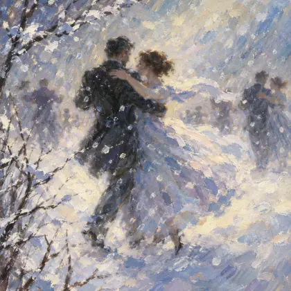 When the Snow Falls - poem by - William Carlos Williams