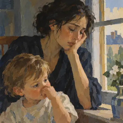 Young Woman at a Window (V1) - poem by - William Carlos Williams