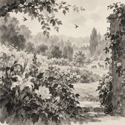 A Flower Garden at Coleorton Hall, Leicestershire - poem by - William Wordsworth