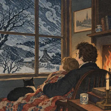 Address to a Child During a Boisterous Winter - poem by - William Wordsworth