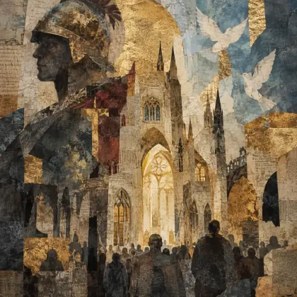 As Faith Thus Sanctified the Warrior's Crest - poem by - William Wordsworth