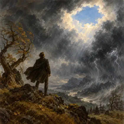 Composed During a Storm - poem by - William Wordsworth