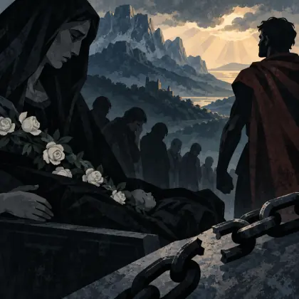 Feelings of a Noble Biscayan at One of Those Funerals - poem by - William Wordsworth