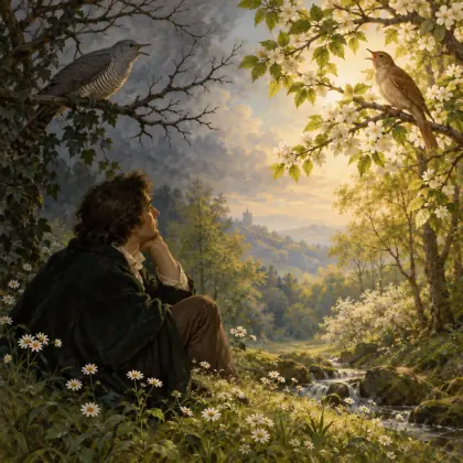 From the Cuckoo and the Nightingale - poem by - William Wordsworth