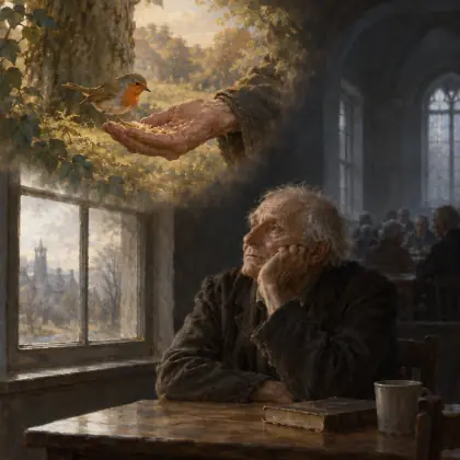 I Know an Old Man Constrained to Dwell - poem by - William Wordsworth
