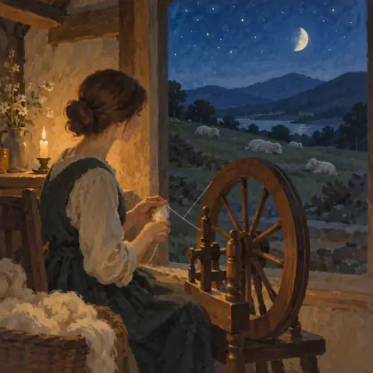 Song of the Spinning Wheel - poem by - William Wordsworth