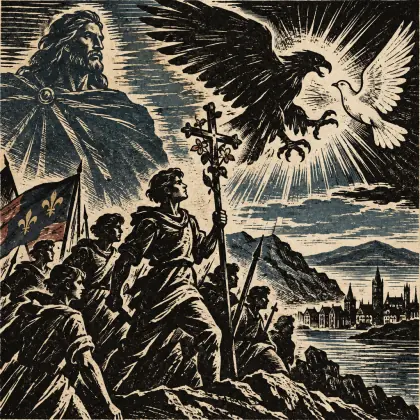 The Eagle and the Dove - poem by - William Wordsworth