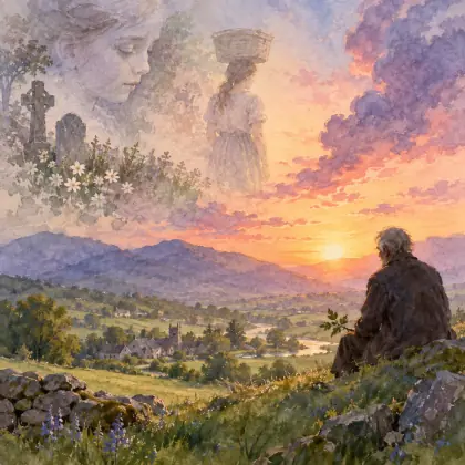The Two April Mornings - poem by - William Wordsworth