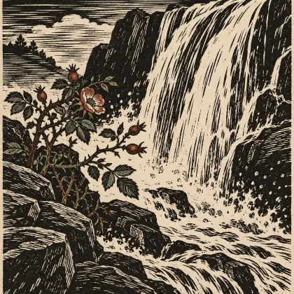 The Waterfall and the Eglantine - poem by - William Wordsworth