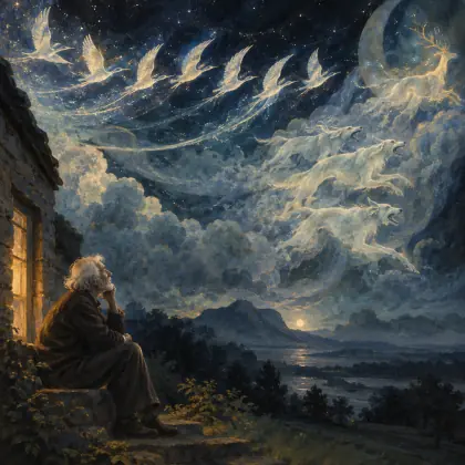 Though Narrow Be That Old Man's Cares - poem by - William Wordsworth