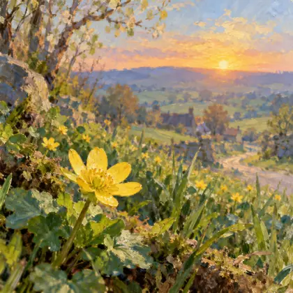 To the Small Celandine - poem by - William Wordsworth